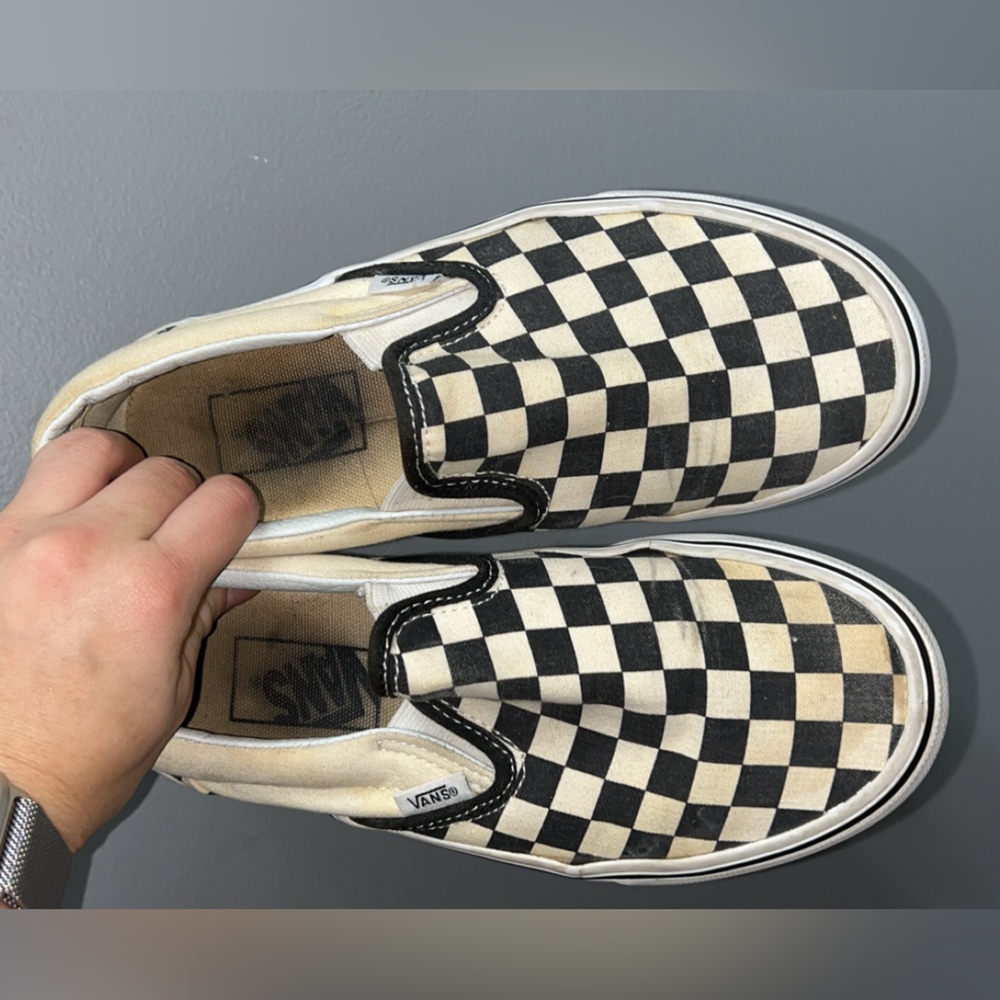 Vans Classic Slip-On Checkerboard Shoe